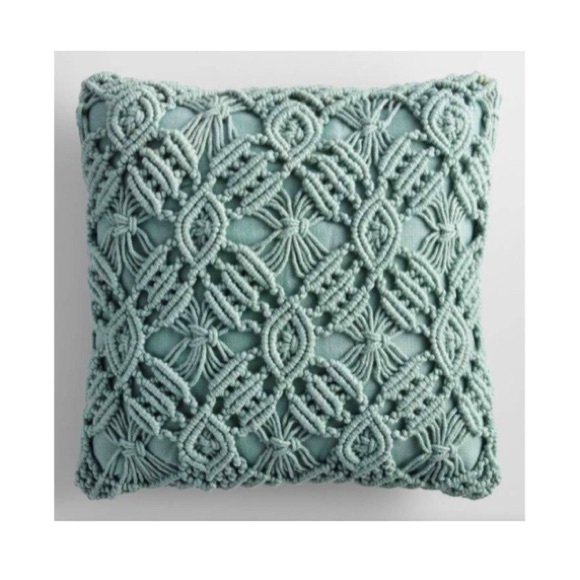 Cost Plus World Market Other - World Market Indoor/Outdoor 18” Macrame Pillows